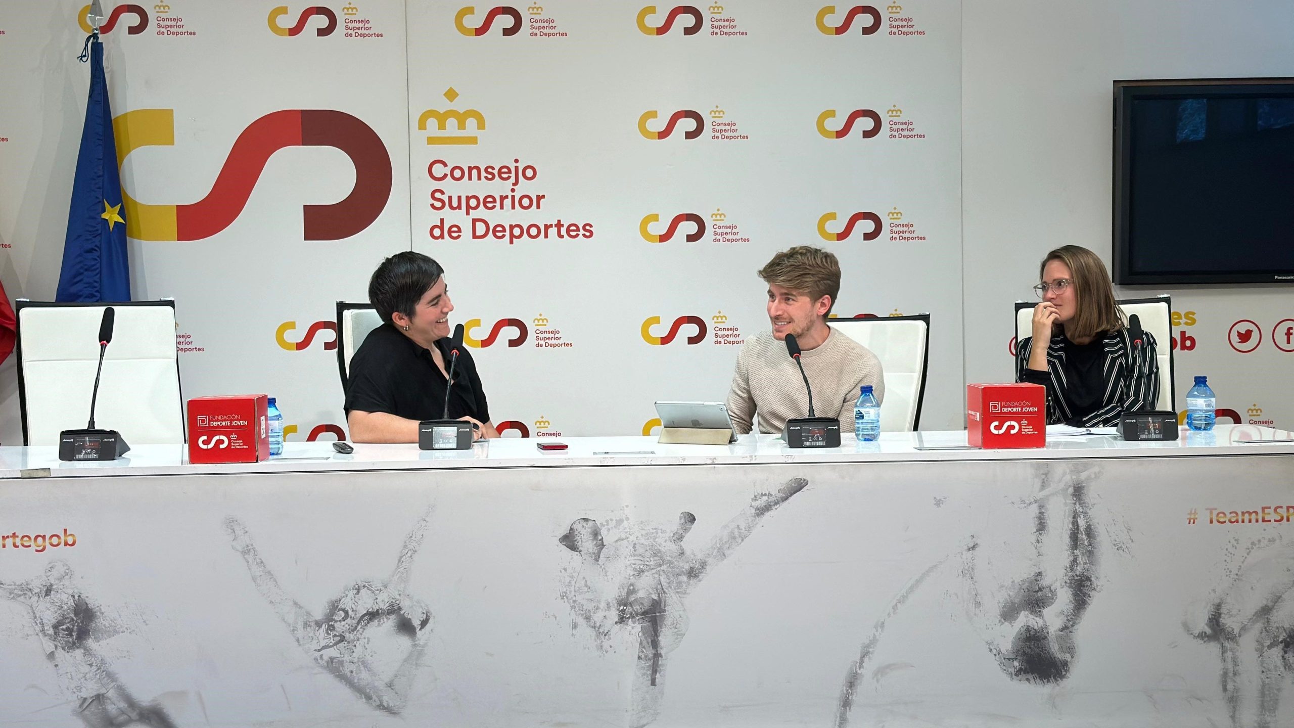 Aitor Hernández, director ejecutivo de Fútbol Más España, en el Consejo Superior de Deportes para la campaña Sport for One Humanity